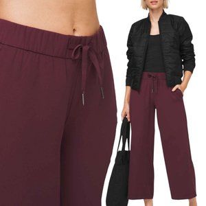 Lululemon 4 Leggings Wide Leg Drawstring Loose 7/8 Pants
